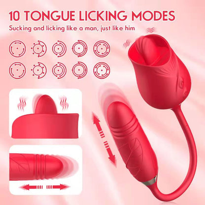 <tc>Lush Rose Vibrating Egg + Tongue Licking</tc>