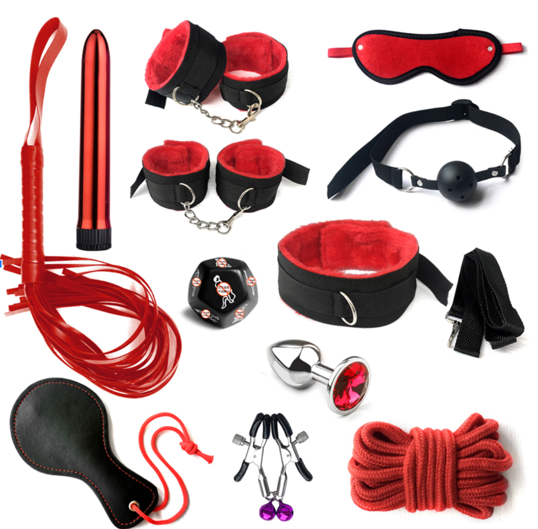 <tc>BDSM Deep Red Toy Set</tc>