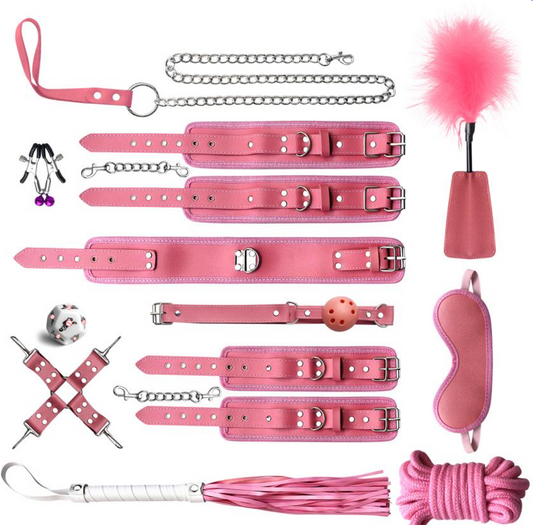 Bộ Đồ Chơi BDSM Premium Pink