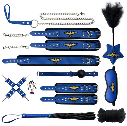 BDSM Premium Blue Toy Set