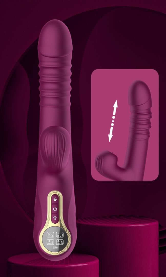 <tc>Thrusting Heating Rabbit Vibrator "Heated Love"</tc>