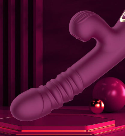 <tc>Thrusting Heating Rabbit Vibrator "Heated Love"</tc>